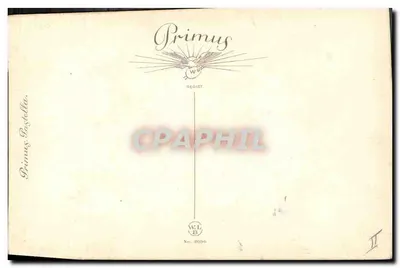 Dança da Belle Époque — Primus — editor Primus Pastella, n° 2096 — Verso