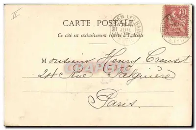 Święta i Porte-Bonheur — 7. — Wydawca A. Bergoet et Cie, Nîmes — Rewers