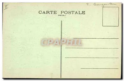 Paris — Notre-Dame — Chimère Le Penseur — The Tinker — éditeur The Tinker, n° 1704 — Verso