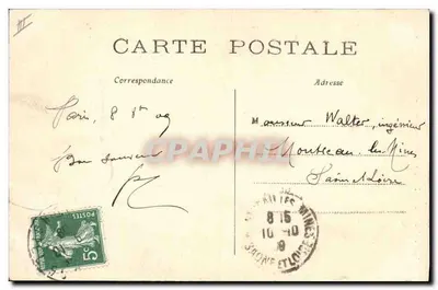 Paris — Igreja de Nossa Senhora — Chimera — C.M. n°249 — Verso