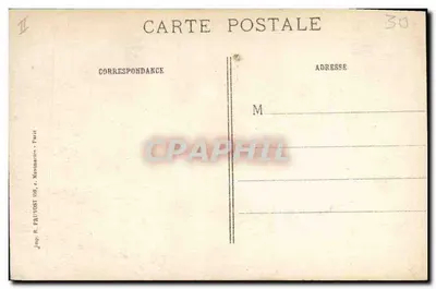 Camblain-l'Abbé - Cmentarz wojskowy — Huret, wyd., 15, rue St-Quentin, Paryż — Rewers