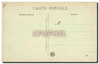 Bayeux — Schornstein des 15. Jahrhunderts genannt 'Lantern der Toten' — A. Dubosq, Verlag — Rückseite