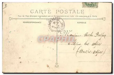 Funérailles des victimes du IENA - Les Couronnes — Phototype Marins Bar — Toulon. — Verso