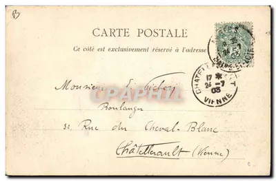洛林河上的工兵演习 — 安格尔斯 — Nantes, Polizatation编号M-L 84 — 背面