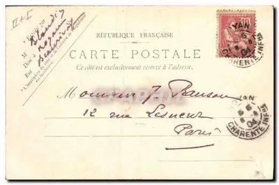 Le Henri IV, Cuirassé garde-côtes — A. Bougault, n° 558 — Verso