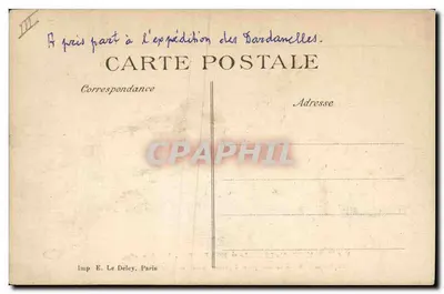 O "HENRI IV" — Cruizer da Marinha Nacional — Editor E. Le Deley, n°51 — Verso
