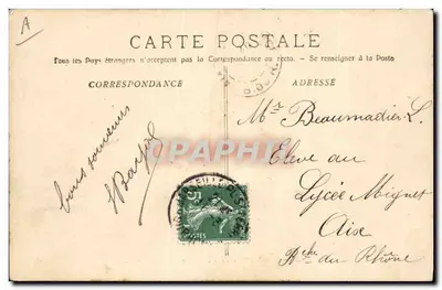 De "Henri IV", gepantserde kruiser — A. Bougault, n° 558 — Achterkant