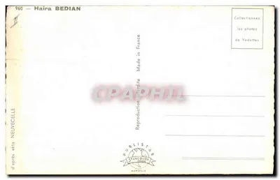 Haira Bédian — Muzyczysta z gitarą — Publistar Starcolor, Marsylia — Rewers