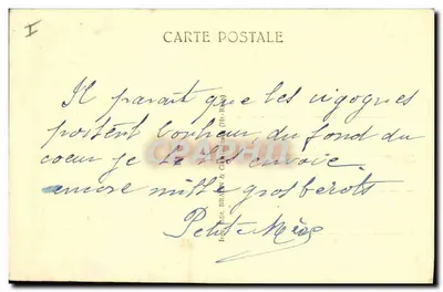 Alsace — Ninho de corujas — editor Brat & Cie, n° 1117 — Verso