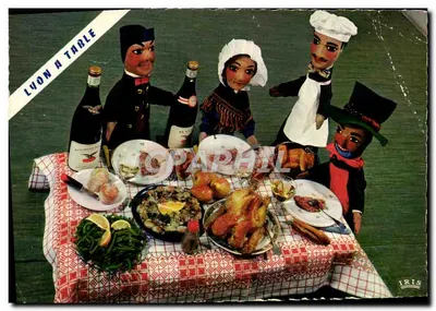 Marionetas à mesa — Lyon — Edições Diplôme de la Berrace