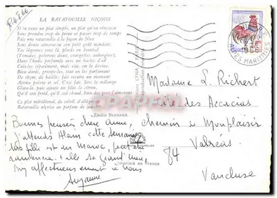 Przepis na RATATOUILLE NIÇOISE — Wydawnictwo LYNNA — nr 466 — Rewers