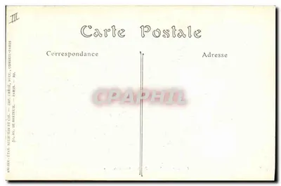 Parijs — Notre-Dame, Gargouilles — JND Hot. — Achterkant