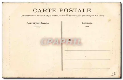 A Dor, de Marcel Groculliet — Tumbas artísticas (Père Lachaise) — C.P. — Verso