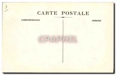 Funérailles des victimes du « Liberté » — Le clergé donne l'absoute sur la place d'armes — Giraud, phot. — La Colette, Toulon — Verso