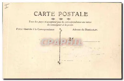 Cachorro e gatinhos — Sujeto ilustrado — Carte postale — Verso