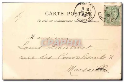 Grandes Manobras de 1901 — « Hallebarde », Aviso Torpedeiro iniciando o serviço do correio do Almirante Gervais durante a noite — Fernand Soulaimel — Verso