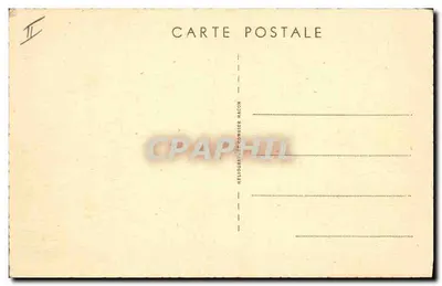 Destroyer "L'Indomptable" — Héliogravure Combier Macon — Achterkant