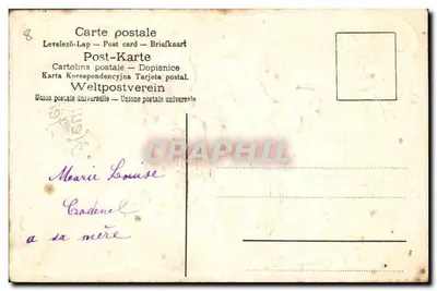 Flores e janela — 'Neureuse fête' — editor não visível — Verso