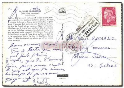Zupa rybna — przepis — Inter Actualités, nr 6 — Rewers