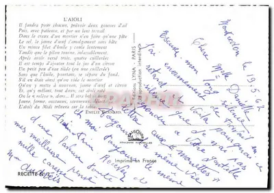 Sposób przygotowania aïoli — Wydawnictwo LYNIA — Sposób N°2 — Rewers