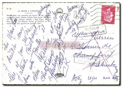 Zupa z cebulą — przepis — prawdziwy przepis, n°38 — Rewers