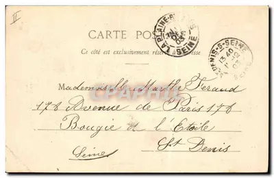 Le Petit Cyrano — Portrait d'acteur en costume — Phototype A. Barquet et Cie, n°5 — Achterkant
