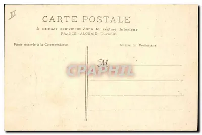 Aix-en-Provence — Vista Geral do Tombeau Sec — coleção Jaussaud, n°46 — Verso
