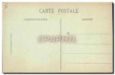 Tonnerre - Túmulo do Marquês de Louvois — L. Durand, Tonnerre — Verso