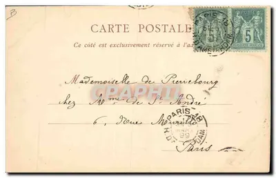 Funeral of President Félix Faure — The Funeral Car — ND Phot — Back