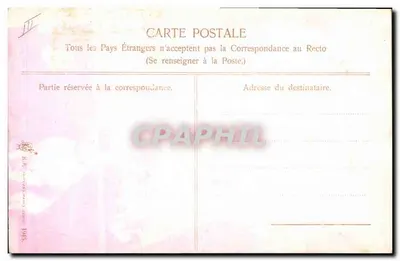 Cane in costume da pagliaccio — editore RIE, serie IV, 1945 — Verso