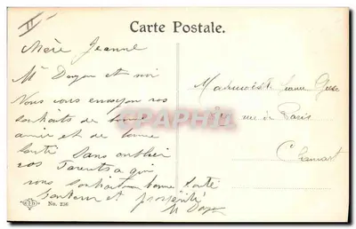 Dois cães de caça — Natal — Editor E.P.D. n° 236 — Verso