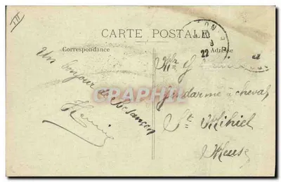 Resançon — Manœuvre des Pontonniers sur le Doubs — C.L.B. n°3031 — Verso