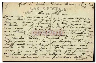 Jean-Bart — Cuirassé de Escadra a turbinas — L.R. — Verso