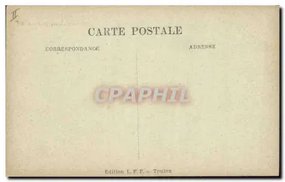 Krążownik Marynarki Francuskiej JEAN-BART — Ligue Maritime Française, 8 Rue de la Boétie, Paryż — Rewers