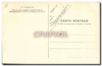 Marinha Francesa — « Le Jauréguiberry » — V.P. Paris No. 13 — Verso