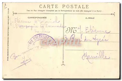 Jean-Bart — Couraçado a turbinas de 24000 toneladas — Marinha Militar Francesa — Verso