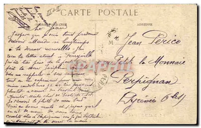 Marinha de guerra — « Justice », encouraçado de 1º escalão — B.C. — editor B.C. — Verso