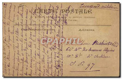 Piosenka do szewskiego robótki — Idzie, idzie, szpilka... — Drukarnia P. Fenox-Vrac, 3 i 5, rue Bayard, Paryż, 8e — Rewers