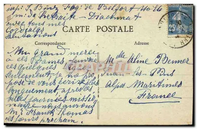 L'Alsace - Alsactienne — B.F., PARIS — Rewers