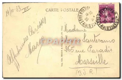 Małe chłopi z Alsacji — 500 A — Braun & Cie, Strasbourg — Rewers