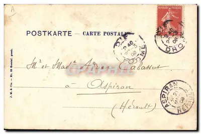 Elsässer Bauern — Paysans alsaciens — J.M. & Cie, Genestal — Rewers