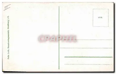 Kobieta w tradycyjnym stroju tkanie na metairii — Gisassett Trachti — Wydawca Felix Laib, Straßburg — Rewers