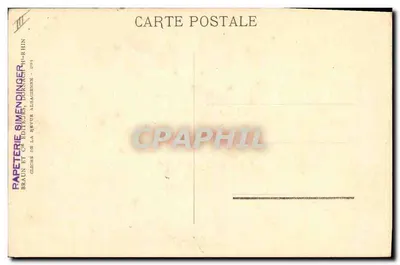 Engwiller — Dziewczynka w butach — Papeterie Simendinger, Dornaisienne — Rewers