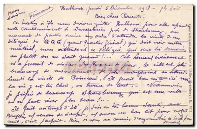 Femme avec grand nœud — Elsässerin — éditeur non visible — Rewers