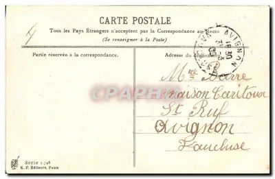 Pesciolino di Aprile — 1° APRILE — K. F. Editore, Parigi, Serie 1.748 — Verso