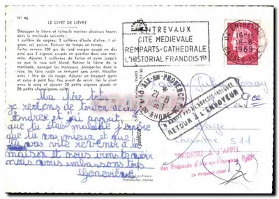 Le Civet de Lièvre — editor 'La Forêt' n°46 — Verso