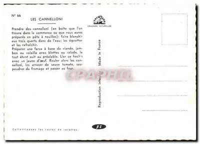 Bilhete postal moderno Os Canellonis — Verso