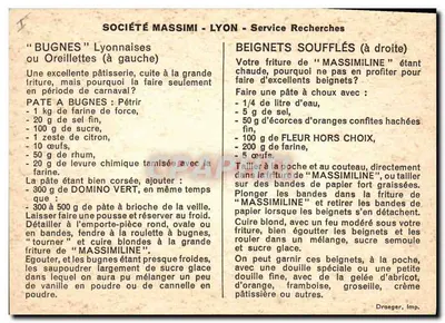 Bignes i beignet soufflé — przepisy — Spółdzielnia Massimi - Lyon — Rewers