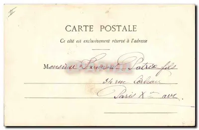 Paul e Virginie — scena d'amore — Edizione Philippe A. Bargeot e Cie, Manay — Verso