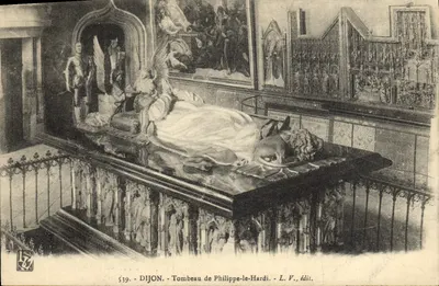 Dijon — Túmulo de Filipe o Bravo — L. V., editor